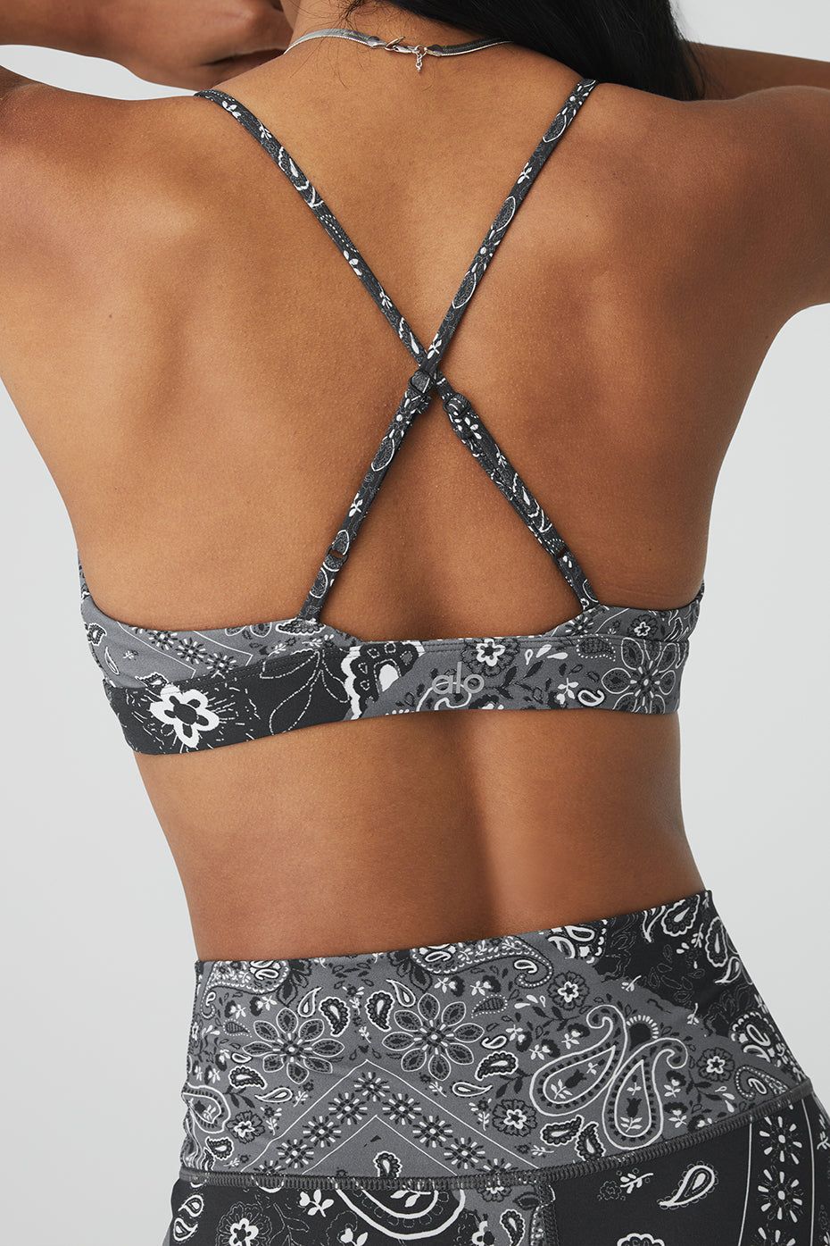 Vapor Bandana Splendor Bra - Black sold by Alo Yoga product image thumbnail 4