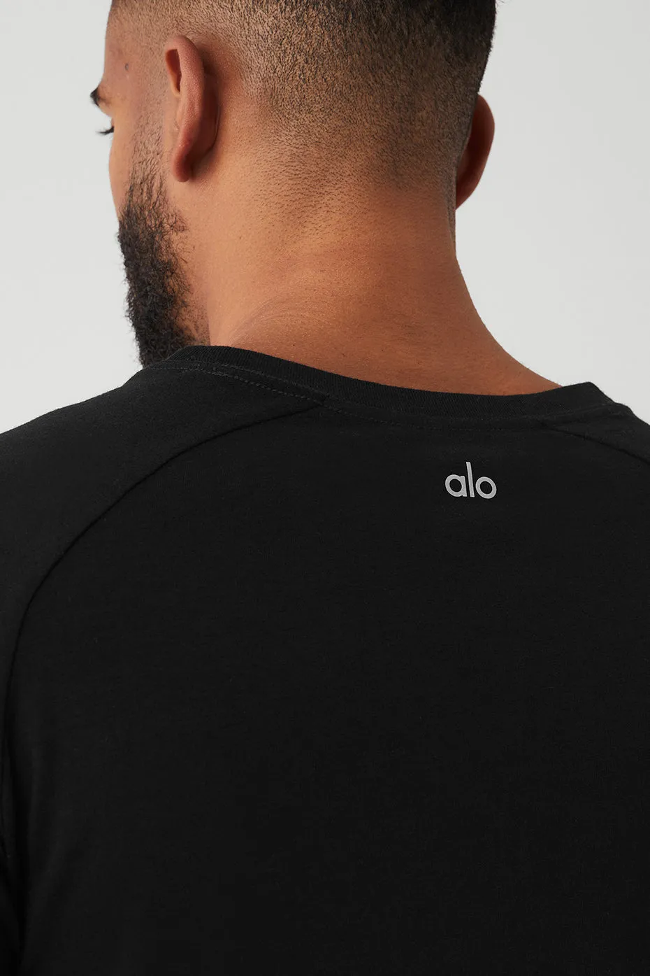 Triumph Raglan Tee - Black sold by Alo Yoga product image thumbnail 4