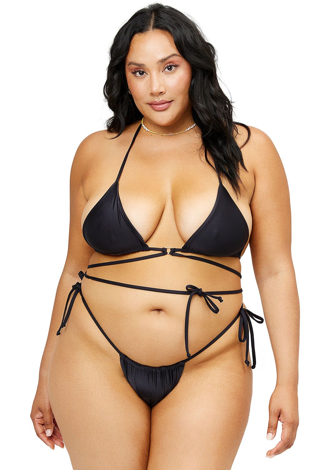 Alo x Frankies Bikinis Tatum Top - Black sold by Alo Yoga product image thumbnail 5