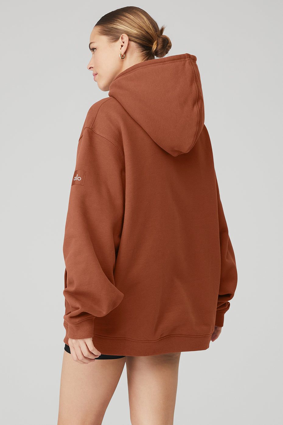 Renown Heavy Weight Hoodie - Rust sold by Alo Yoga product image thumbnail 2