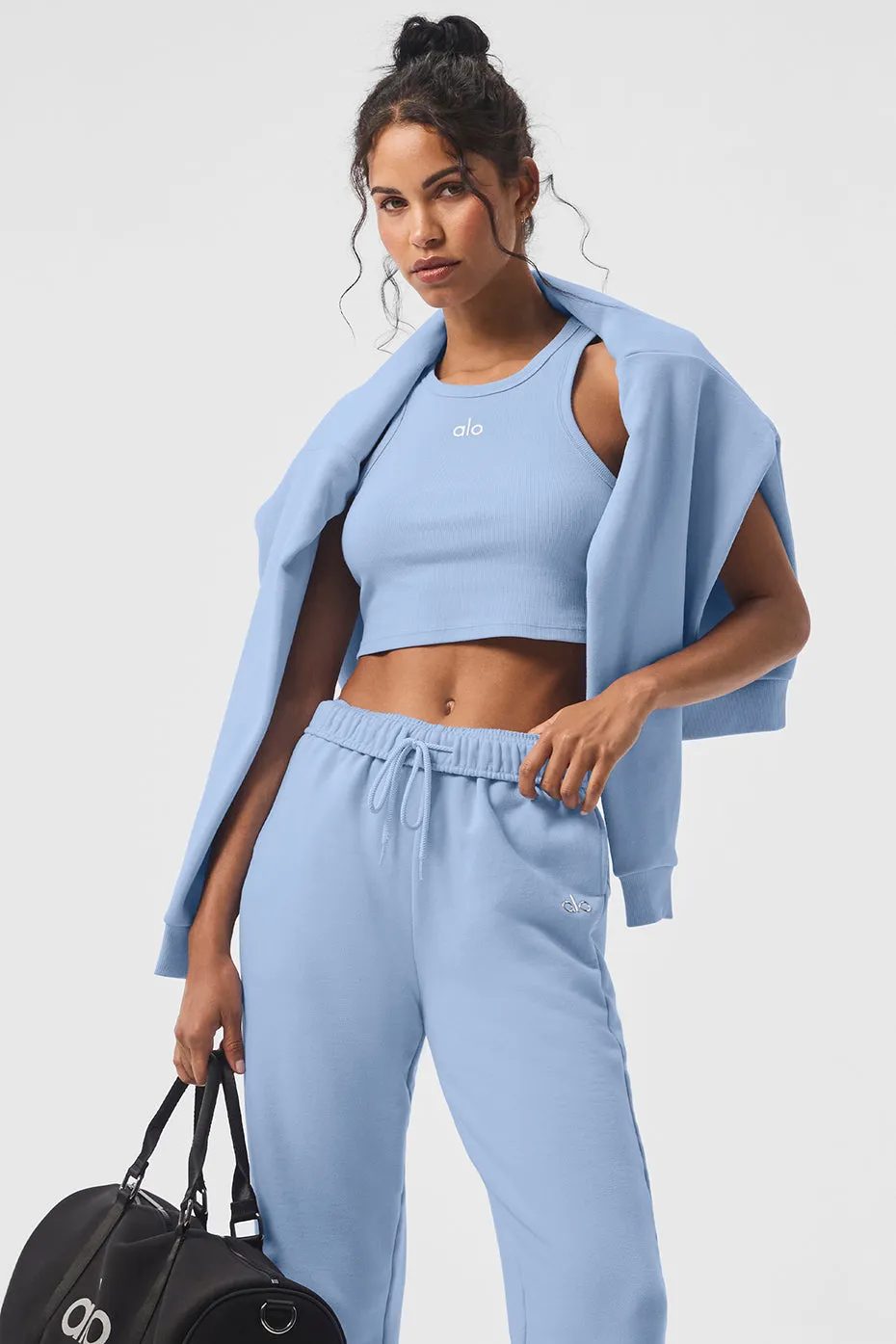 Aspire Tank - Seashell Blue/White sold by Alo Yoga product image thumbnail 5