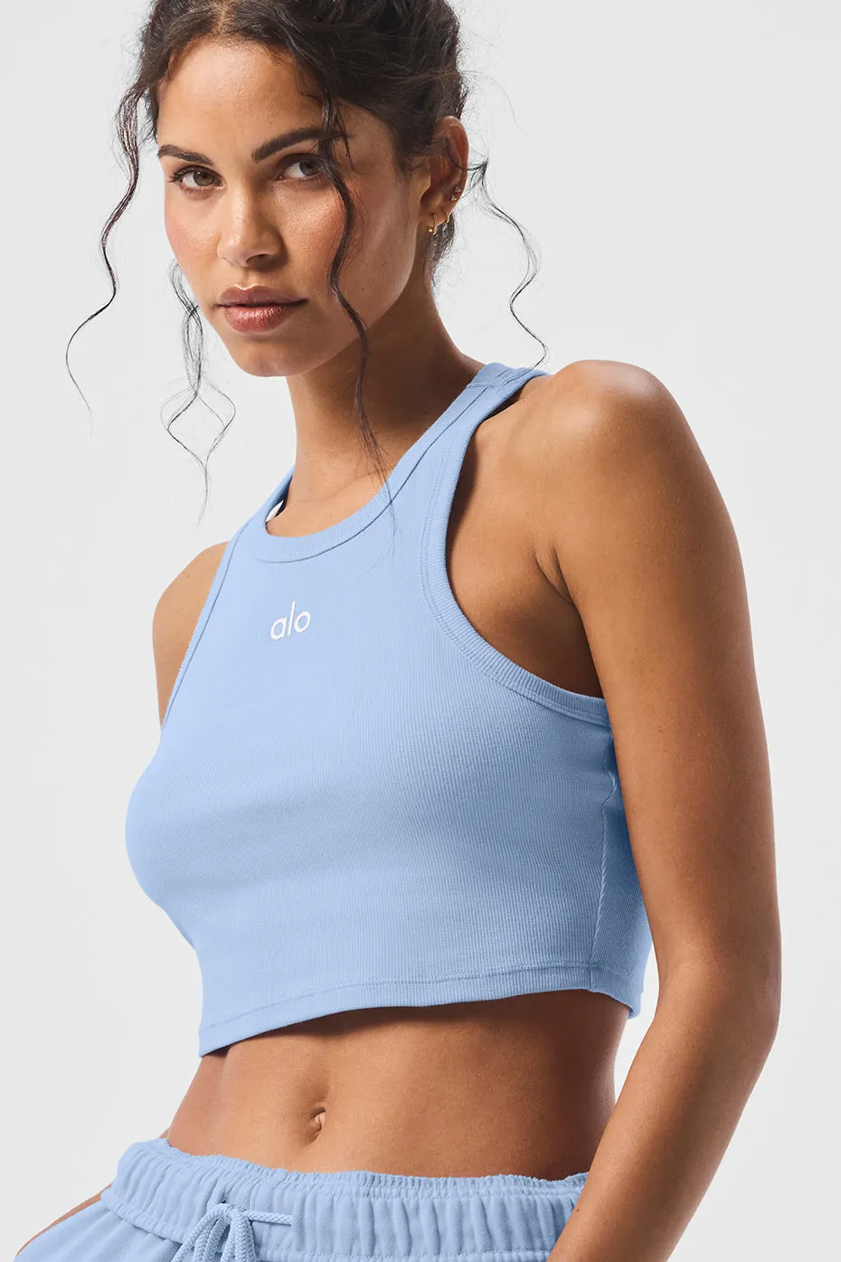 Aspire Tank - Seashell Blue/White sold by Alo Yoga product image thumbnail 4