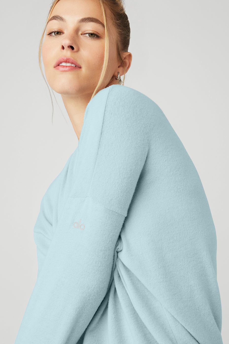 Soho Pullover - Chalk Blue sold by Alo Yoga product image thumbnail 4
