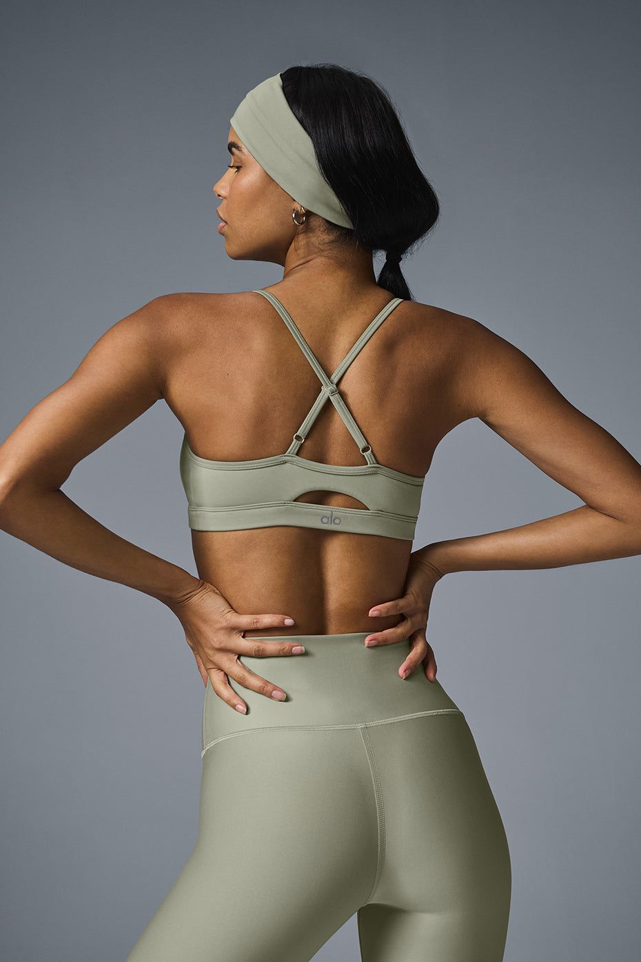 Airlift Intrigue Bra - Limestone sold by Alo Yoga product image thumbnail 3