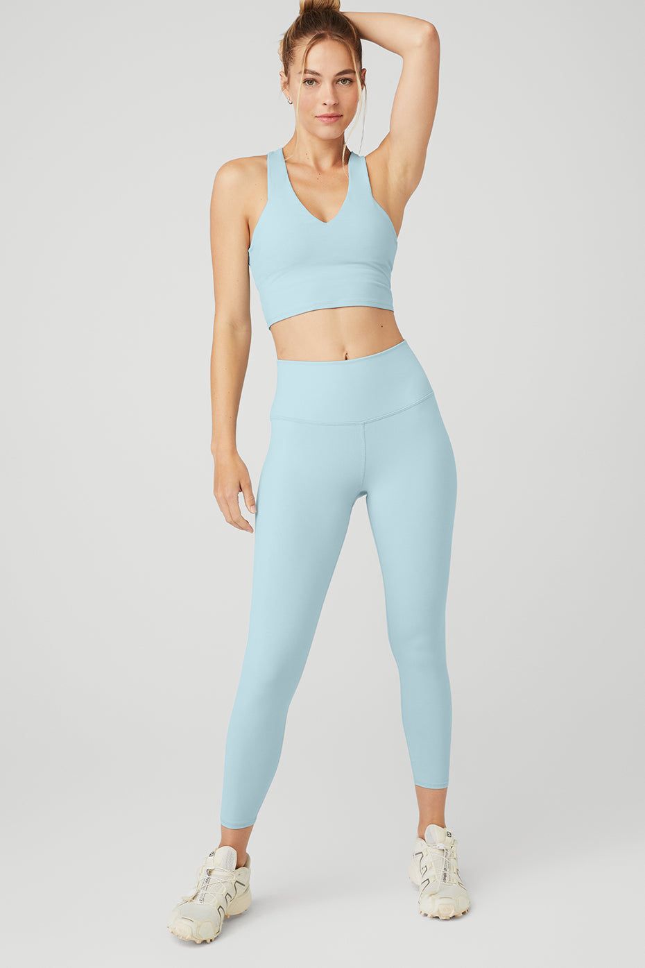 Airbrush Real Bra Tank & 7/8 High-Waist Airbrush Legging Set sold by Alo Yoga product image thumbnail 14