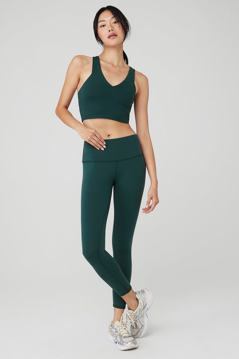 Airbrush Real Bra Tank & 7/8 High-Waist Airbrush Legging Set sold by Alo Yoga product image thumbnail 9