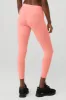 7/8 High-Waist Airbrush Legging - Strawberry Lemonade sold by Alo Yoga