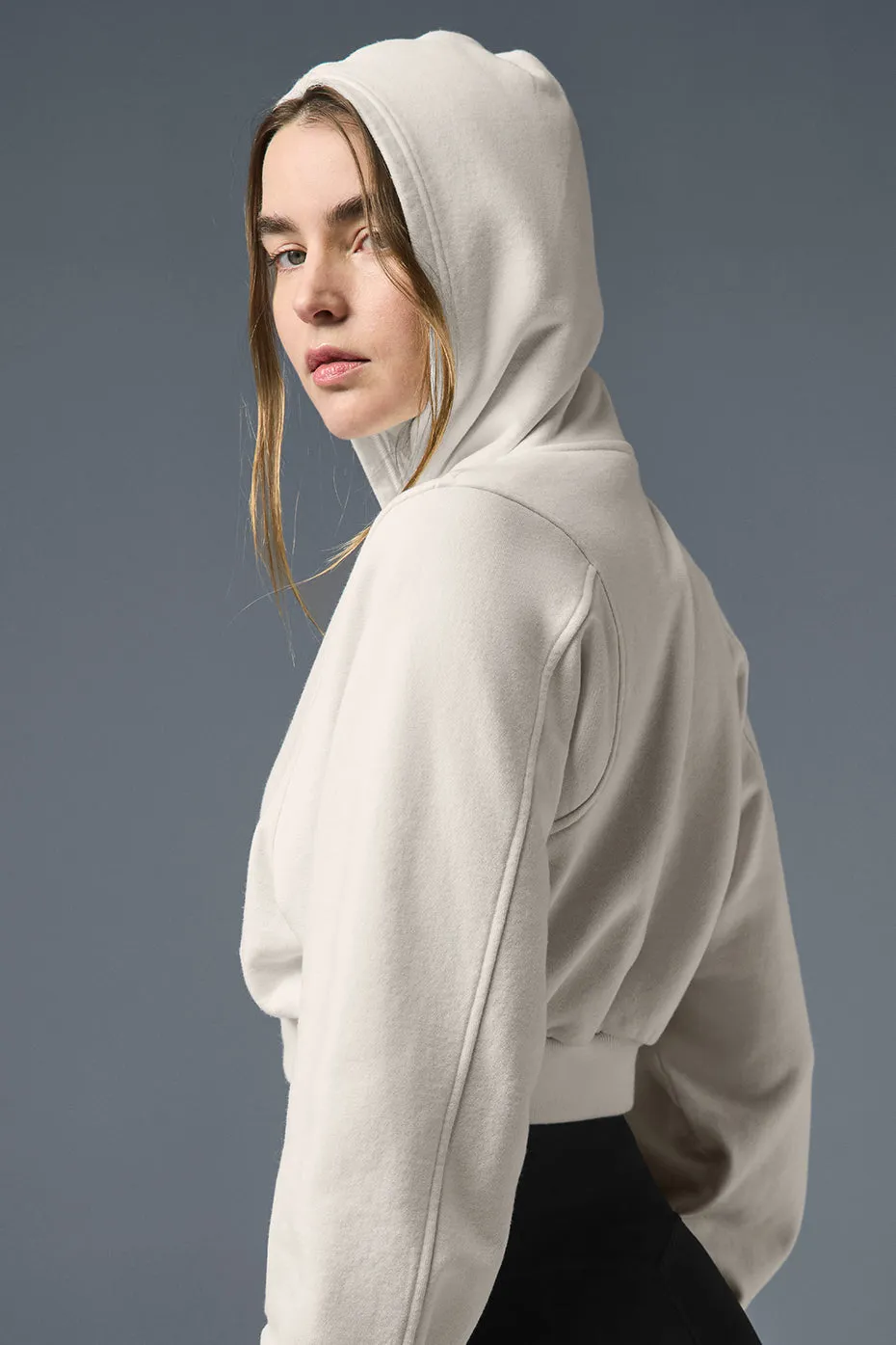 Sweet Escape Zip Up Hoodie - Ivory sold by Alo Yoga product image thumbnail 2