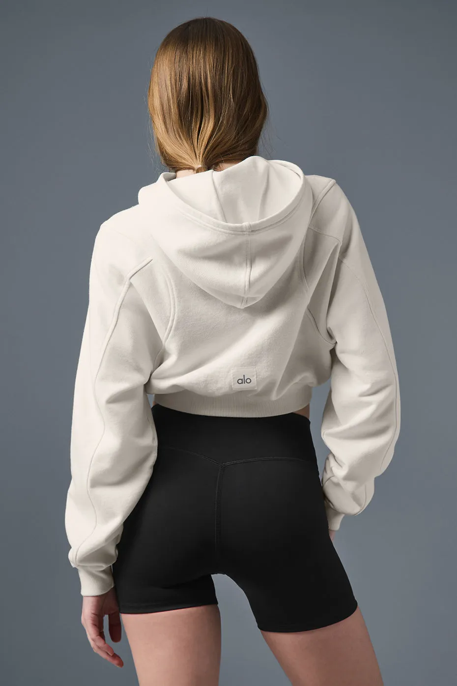 Sweet Escape Zip Up Hoodie - Ivory sold by Alo Yoga product image thumbnail 4