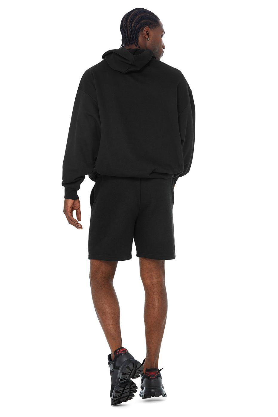 Accolade Hoodie & Accolade Sweat Short Set - Black sold by Alo Yoga product image thumbnail 3