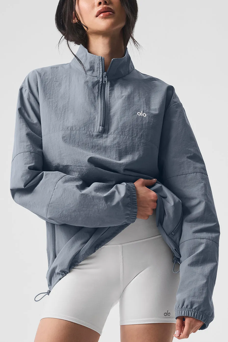 スウェット・トレーナー [Alo Yoga] Lightweight Takeaway Track Pullover Alo Yoga Lightweight Takeaway Track Pullover: Product Spotlight