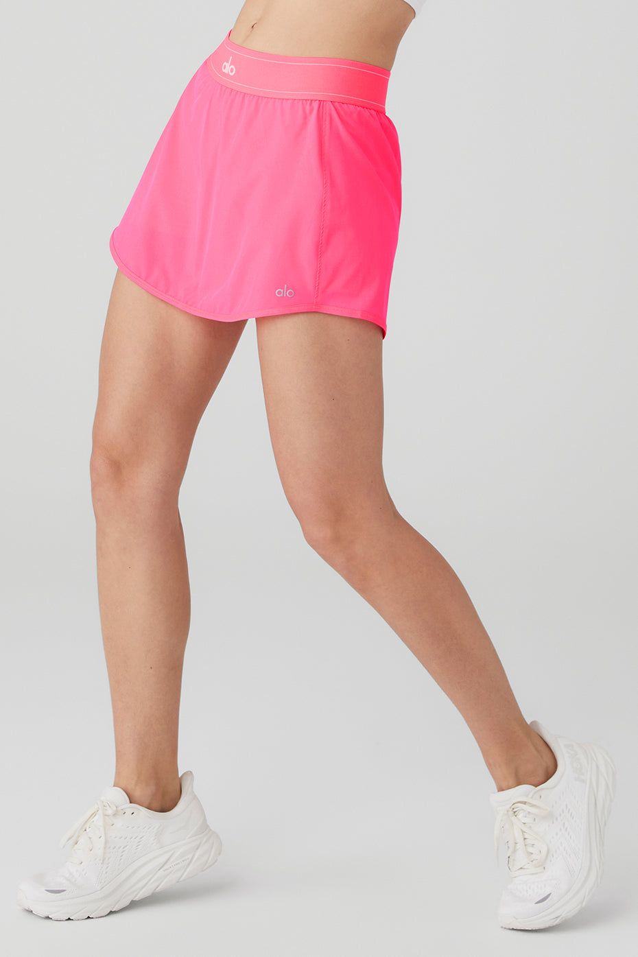 Match Point Tennis Skirt - Fluorescent Pink Coral sold by Alo Yoga product image thumbnail 4