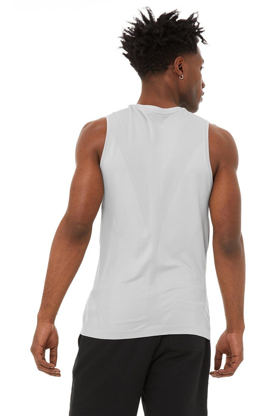 Amplify Seamless Muscle Tank - Athletic Heather Grey sold by Alo Yoga product image thumbnail 2