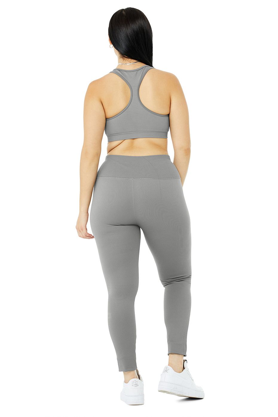 Seamless Ribbed Bra & Seamless High-Waist Ribbed Legging Set sold by Alo Yoga product image thumbnail 20