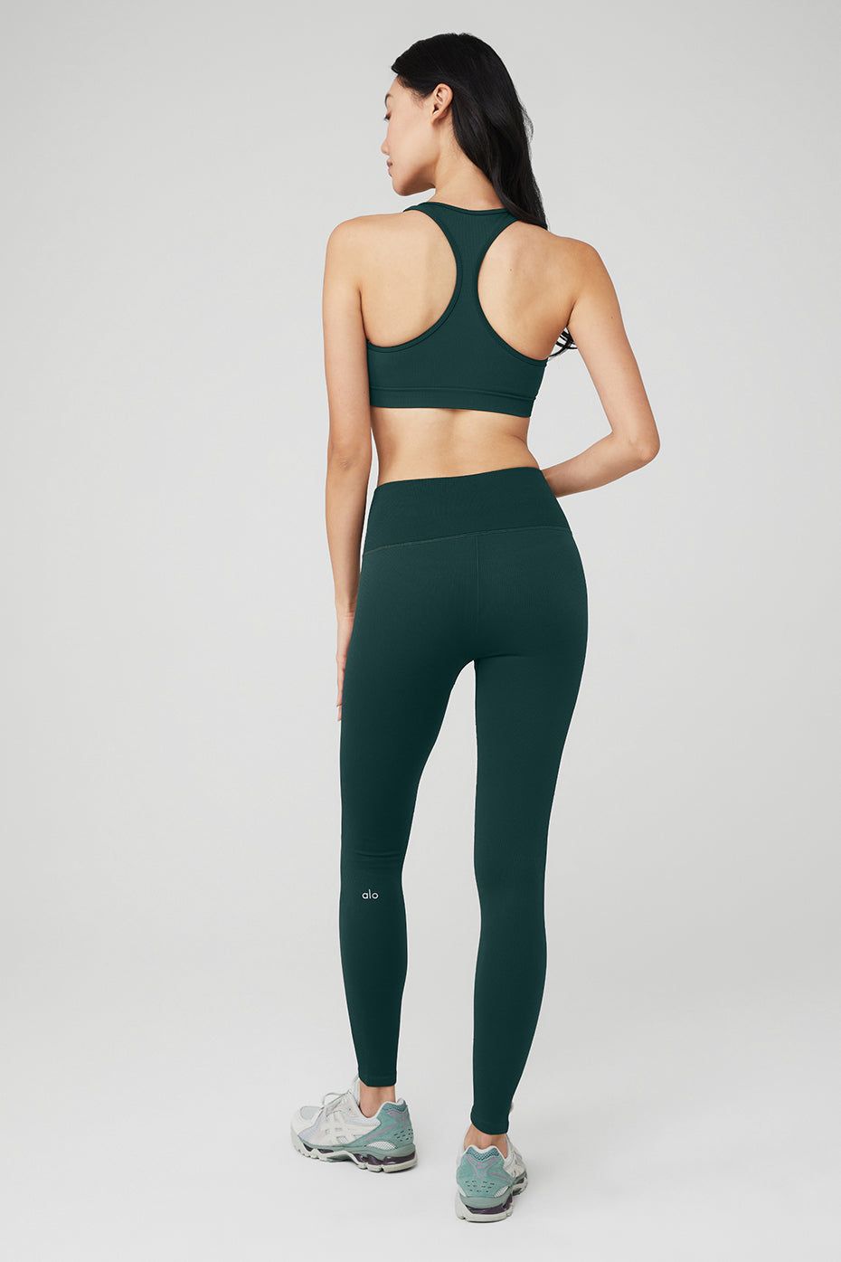 Seamless Ribbed Bra & Seamless High-Waist Ribbed Legging Set sold by Alo Yoga product image thumbnail 37