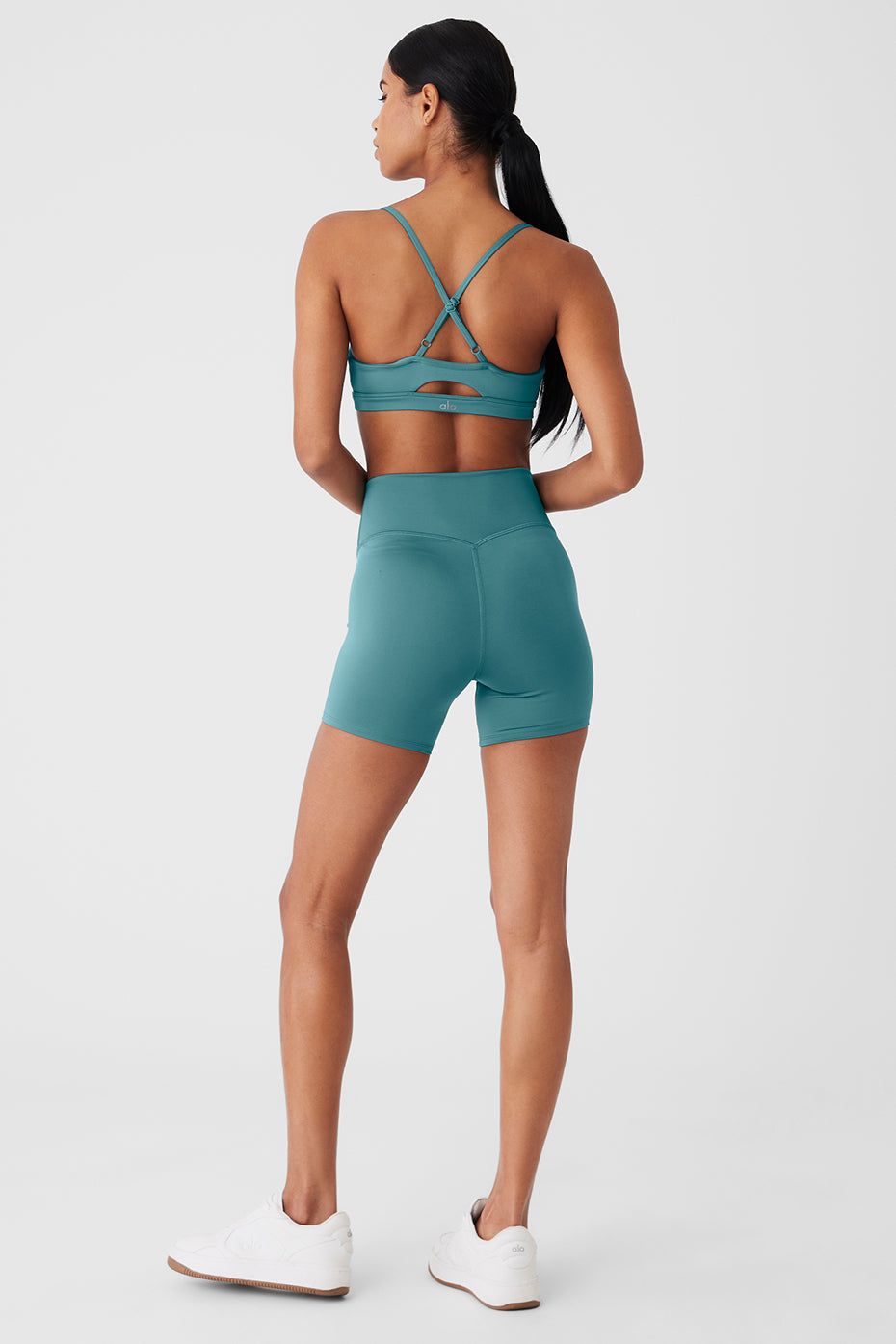 Airlift Intrigue Bra & 5" Airlift Energy Short Set - Teal Agate sold by Alo Yoga product image thumbnail 2