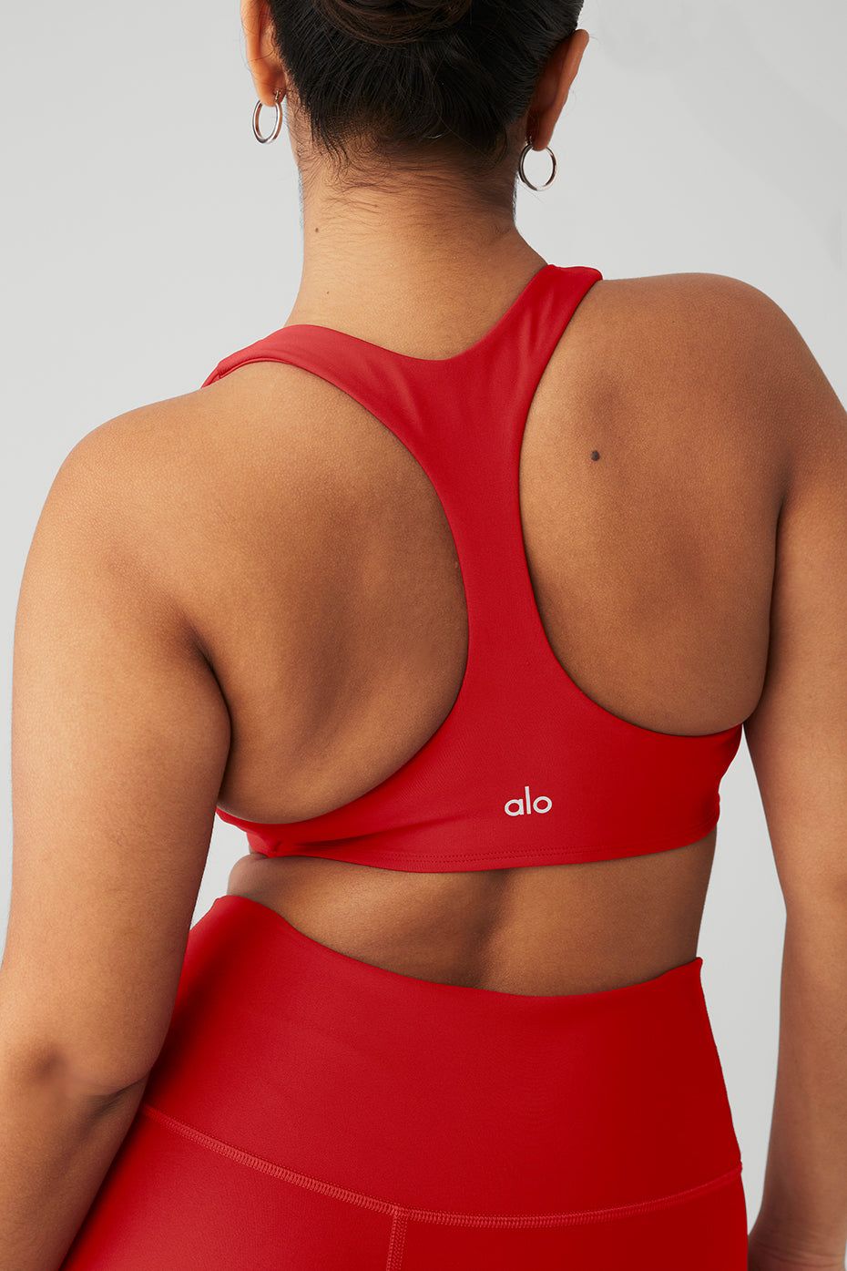 Airlift Advantage Racerback Bra & 7/8 High-Waist Airlift Legging Set - Classic Red sold by Alo Yoga product image thumbnail 8