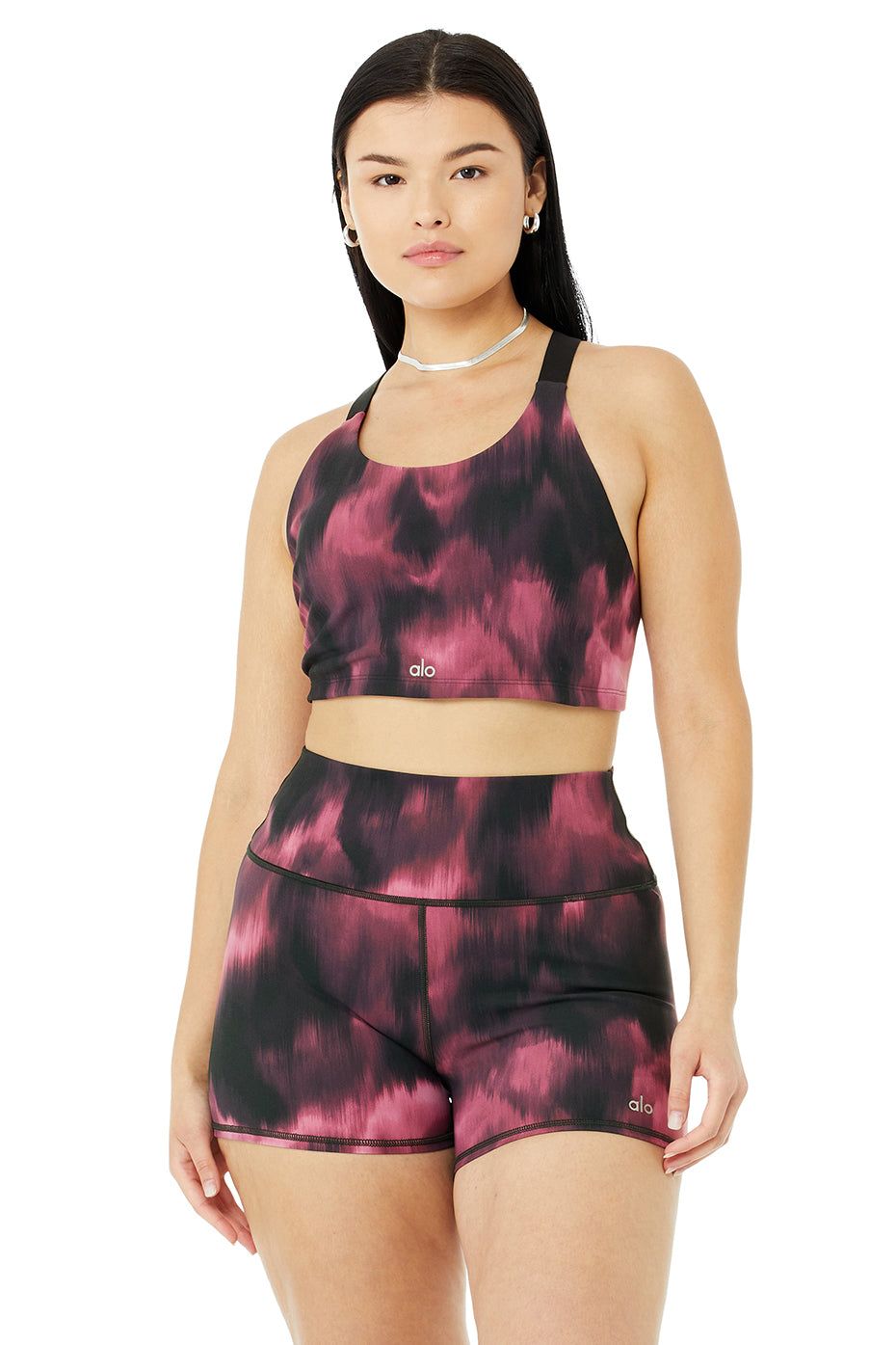 Vapor Aurora Take Charge Bra - Raspberry Sorbet sold by Alo Yoga product image thumbnail 5