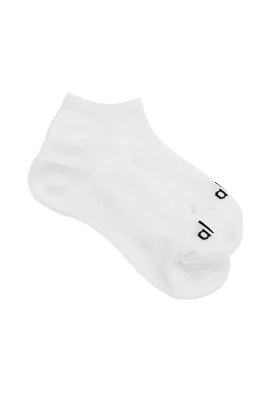 Women's Everyday Sock - White/Black sold by Alo Yoga