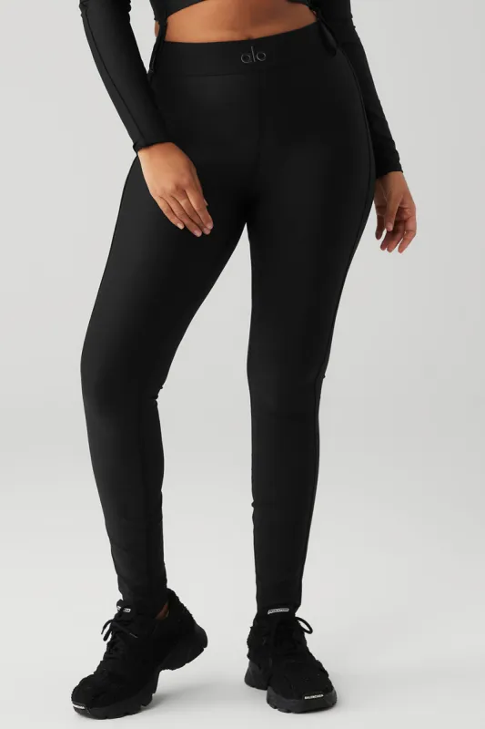 Airlift High-Waist Infinity Legging - Black sold by Alo Yoga