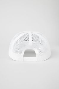 District Trucker Hat - White/Black sold by Alo Yoga