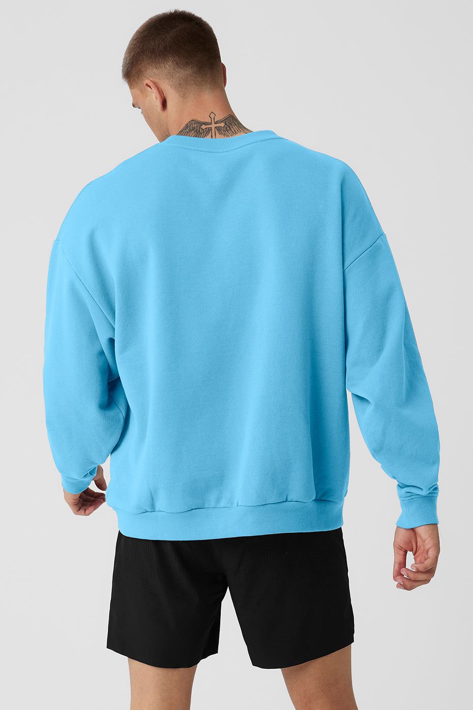 Accolade Crew Neck Pullover - Azure Blue sold by Alo Yoga product image thumbnail 2