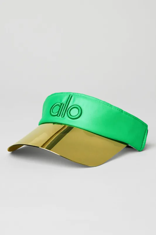 NWT Alo Yoga solar visor GREEN Alo Yoga: BRIGHT NEW DROP! NEW SOLAR VISOR COLORS | Milled main image 3