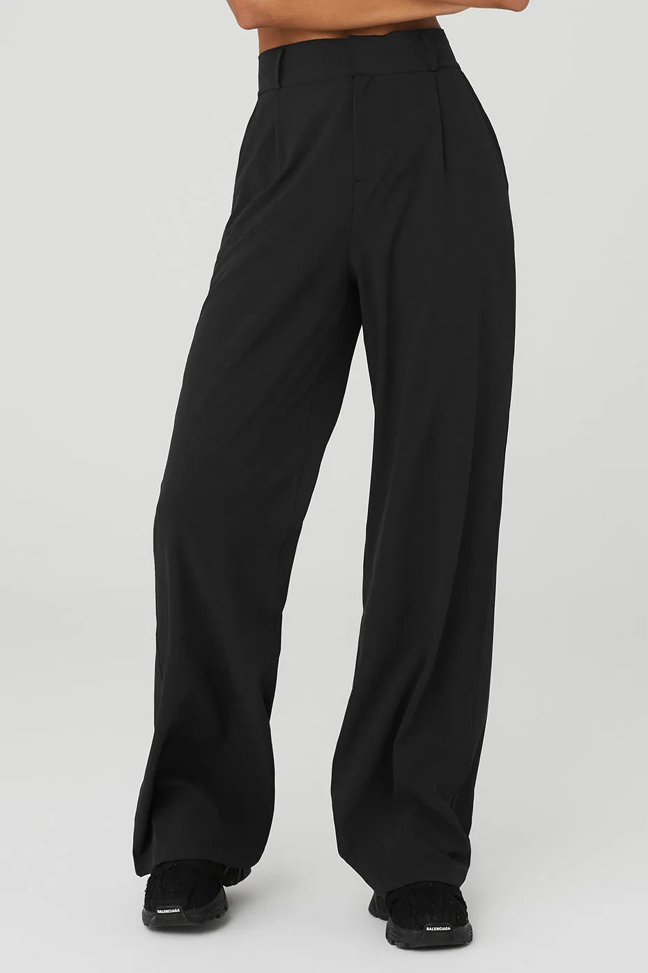 High-Waist Dreamscape Trouser (Long) - Black sold by Alo Yoga