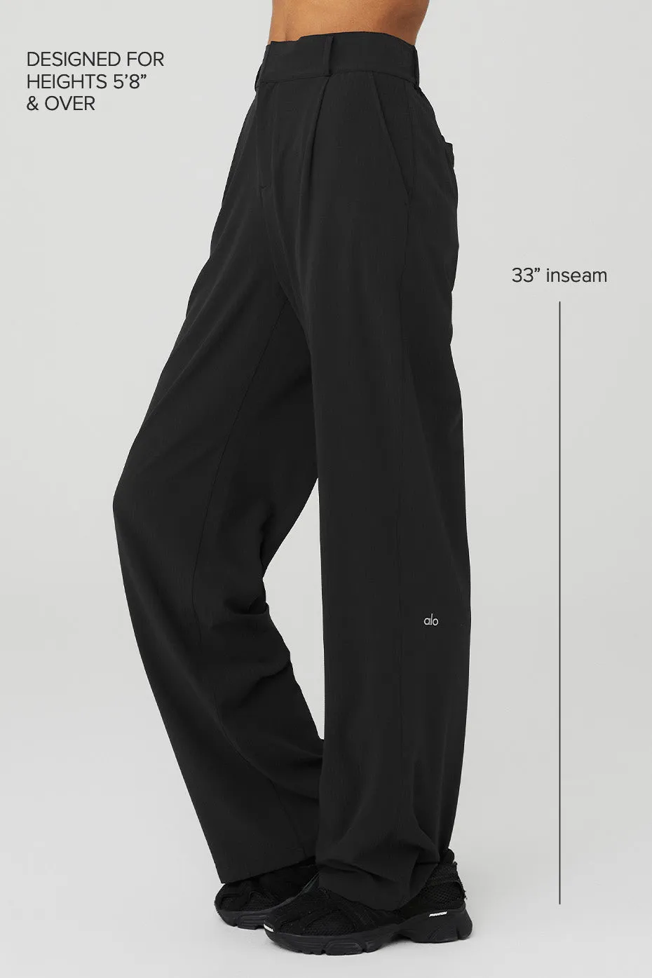 High-Waist Dreamscape Trouser (Long) - Black sold by Alo Yoga product image thumbnail 2