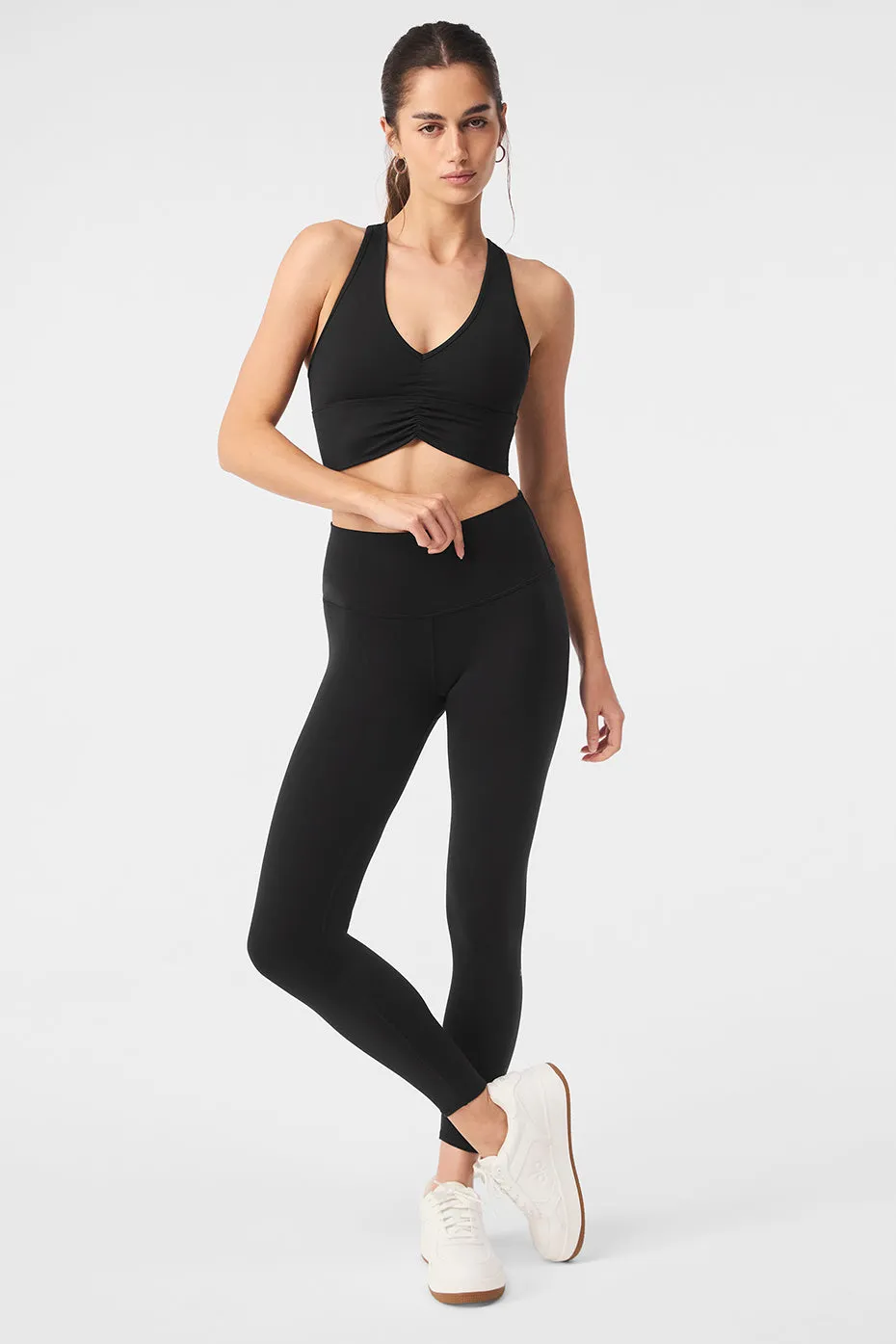 7/8 High-Waist Airbrush Legging - Black sold by Alo Yoga