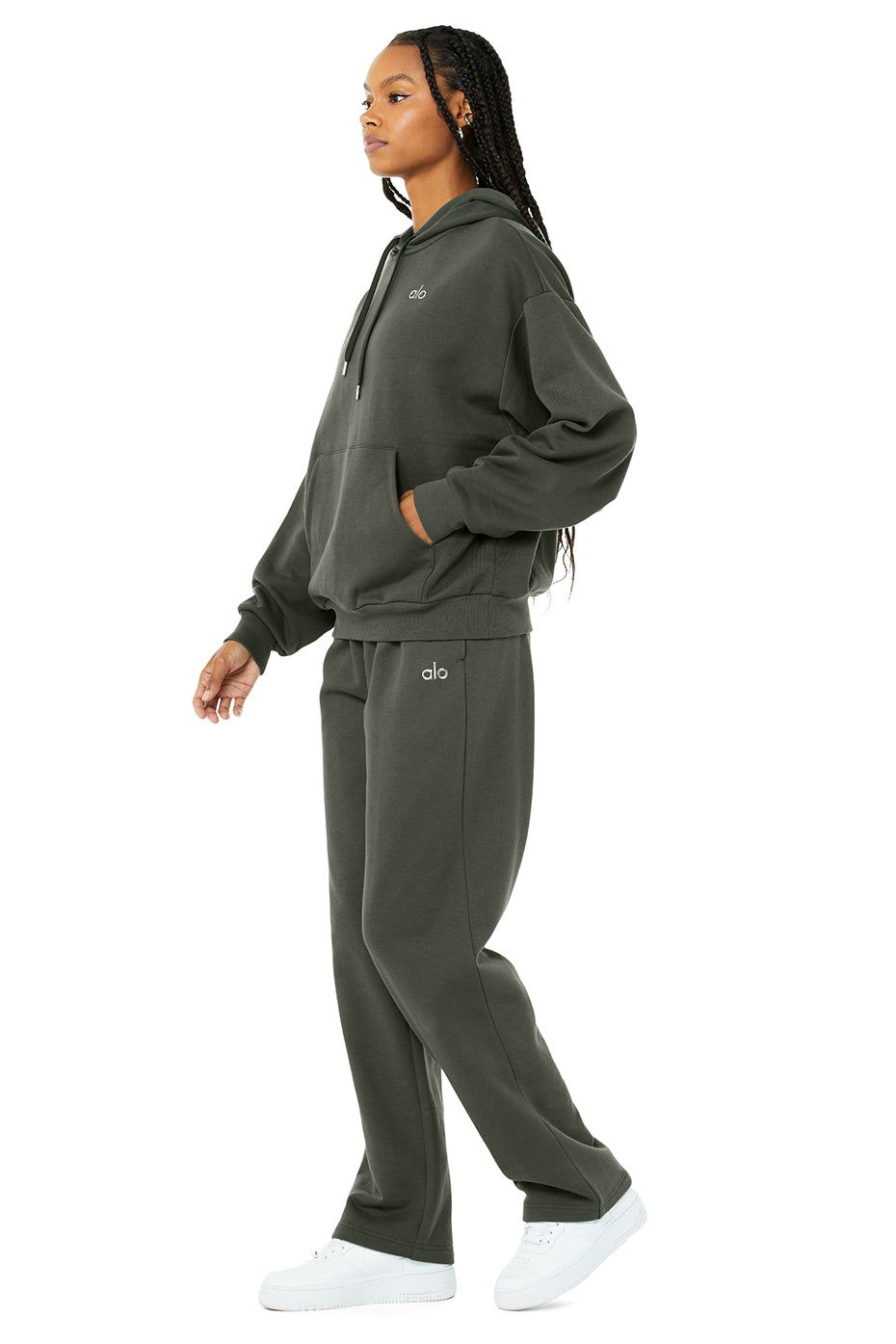 Accolade Hoodie & Accolade Straight Leg Sweatpant Set sold by Alo Yoga product image thumbnail 19