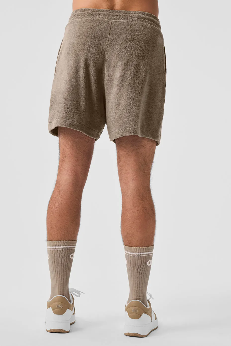 7" Coastal Terry Short - Gravel sold by Alo Yoga product image thumbnail 3