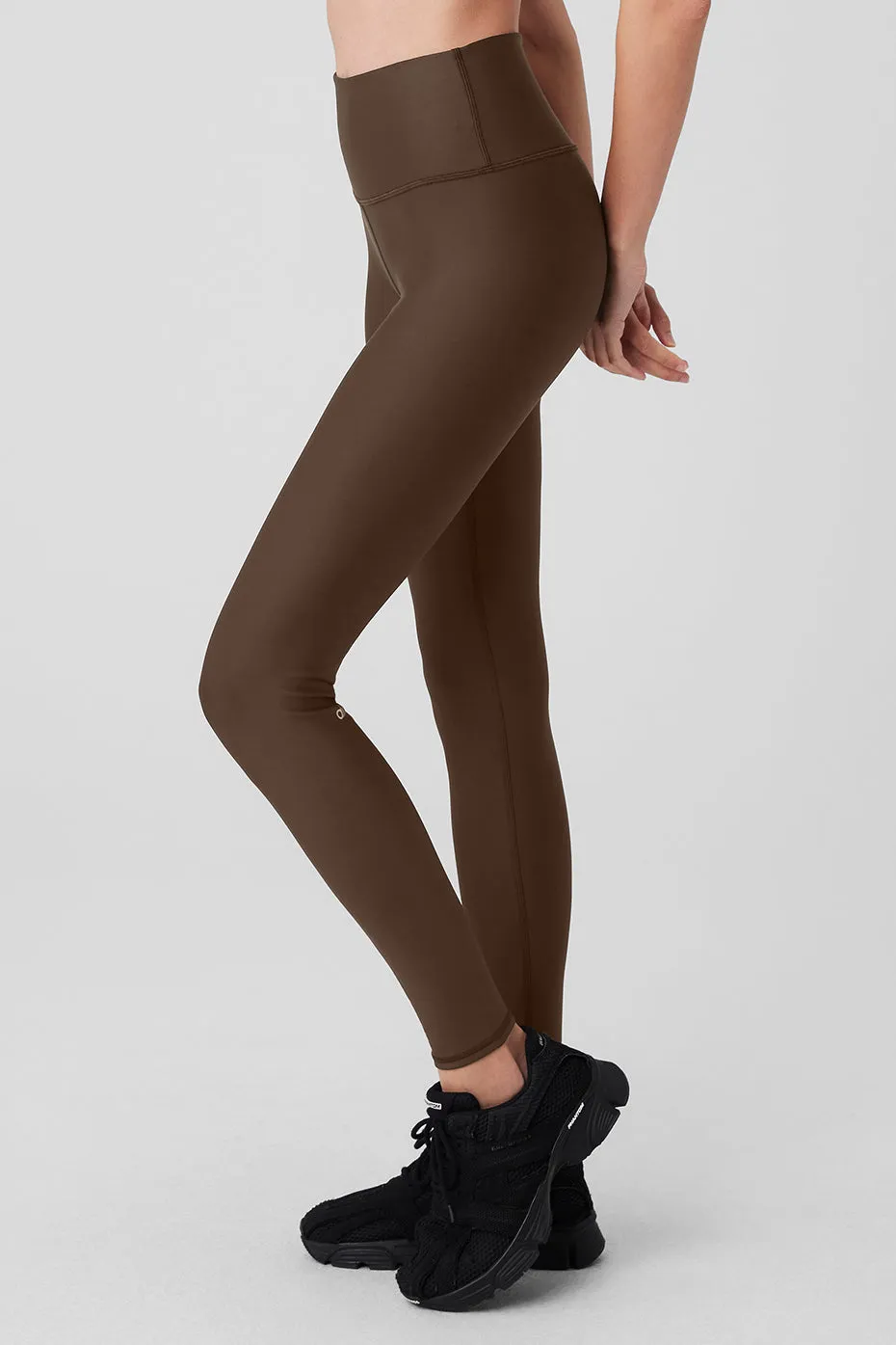 Airlift Winter Warm High-Waist Legging - Espresso sold by Alo Yoga product image thumbnail 3