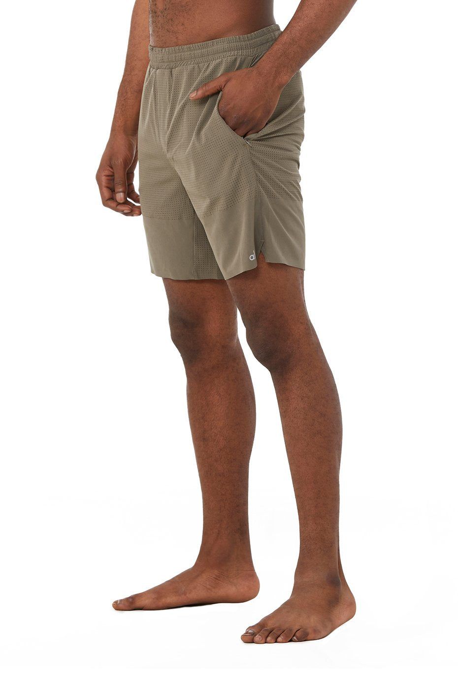 7" Traction Short - Olive Branch sold by Alo Yoga product image thumbnail 3