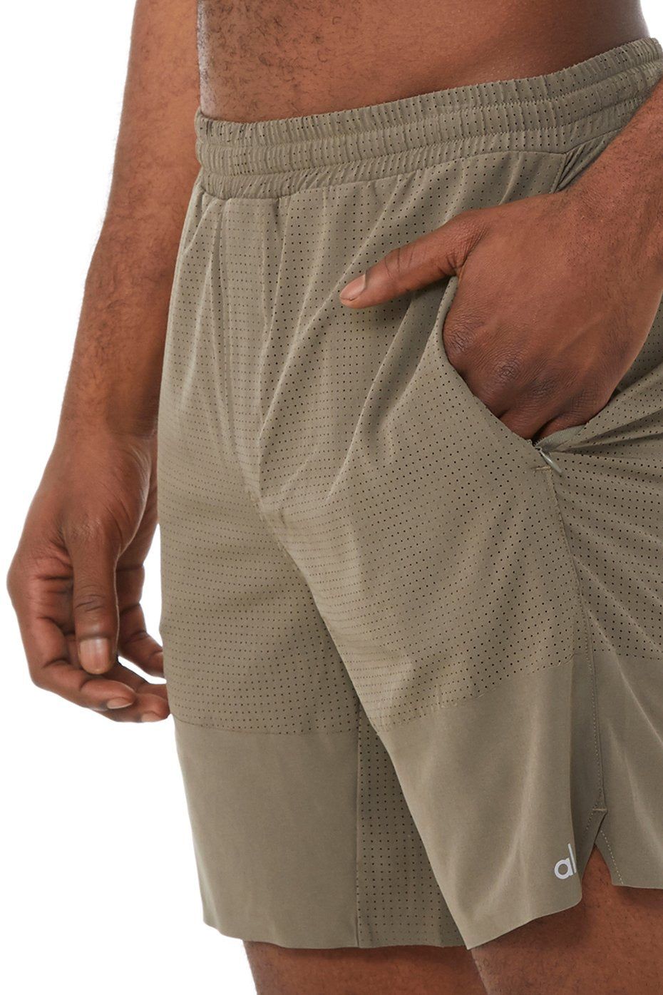 7" Traction Short - Olive Branch sold by Alo Yoga product image thumbnail 4