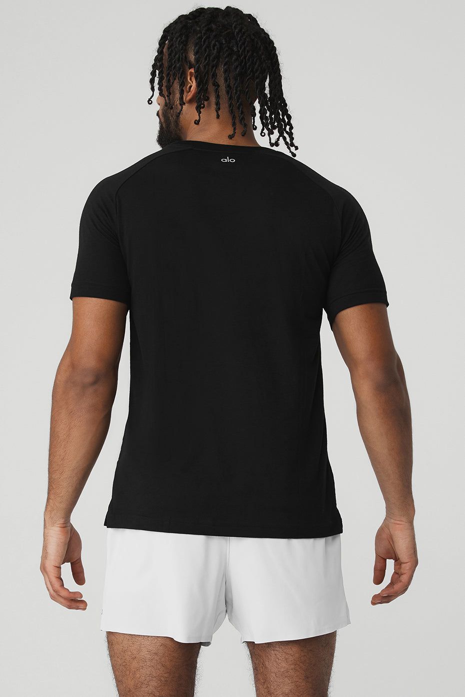 Triumph Crew Neck Tee (2 Pack) - Black sold by Alo Yoga product image thumbnail 3