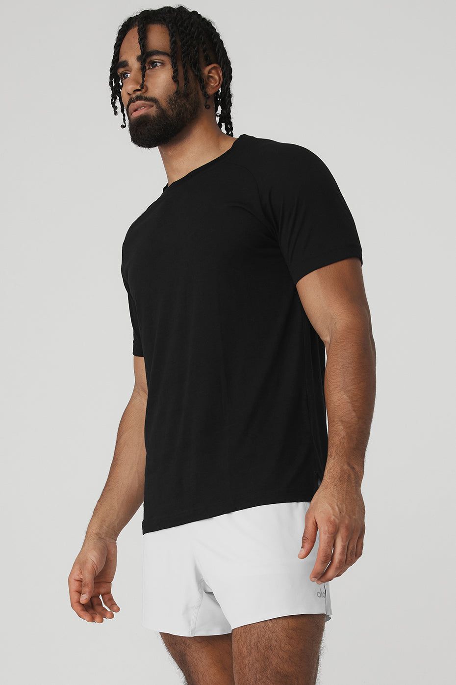 Triumph Crew Neck Tee (2 Pack) - Black sold by Alo Yoga product image thumbnail 4