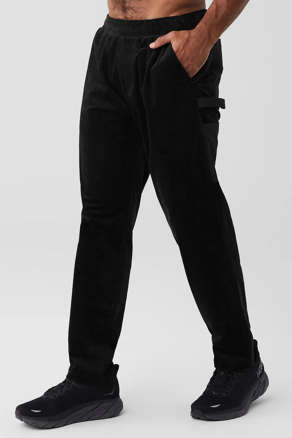 Corduroy District Sweatpant - Black sold by Alo Yoga product image thumbnail 3