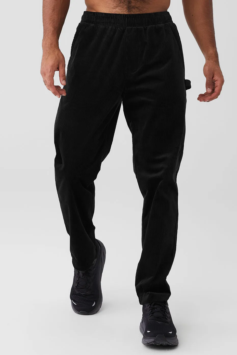 Corduroy District Sweatpant - Black sold by Alo Yoga