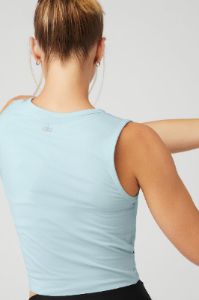 Cover Tank - Chalk Blue sold by Alo Yoga