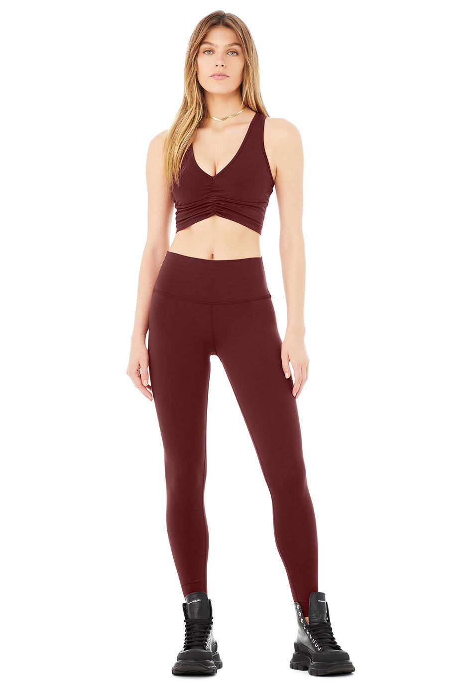 Wild Thing Bra & High-Waist Airbrush Legging Set sold by Alo Yoga product image thumbnail 9
