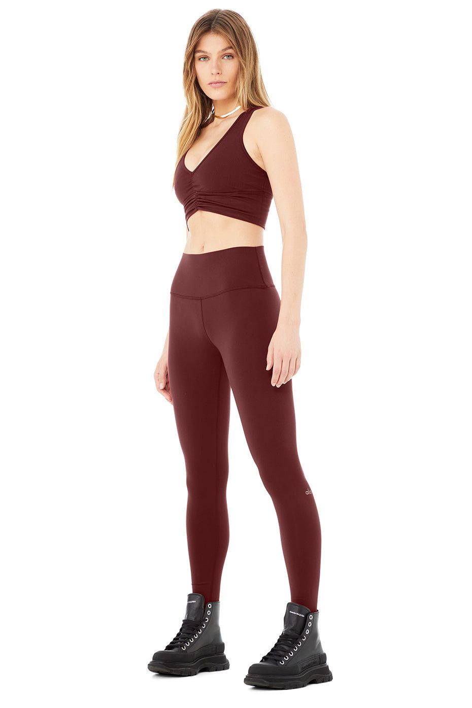 Wild Thing Bra & High-Waist Airbrush Legging Set sold by Alo Yoga product image thumbnail 10