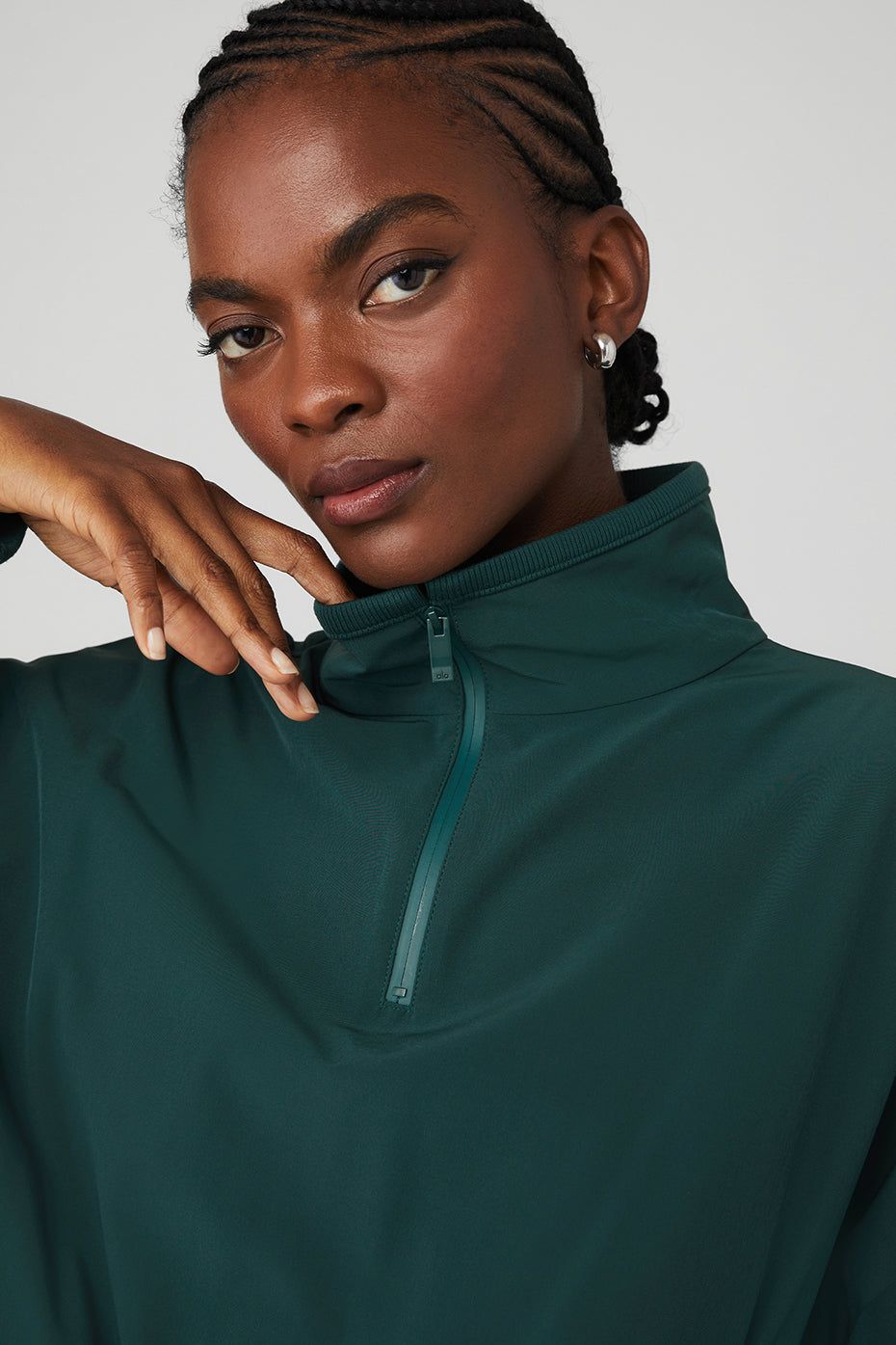 Cropped Elevation Coverup - Midnight Green sold by Alo Yoga product image thumbnail 5