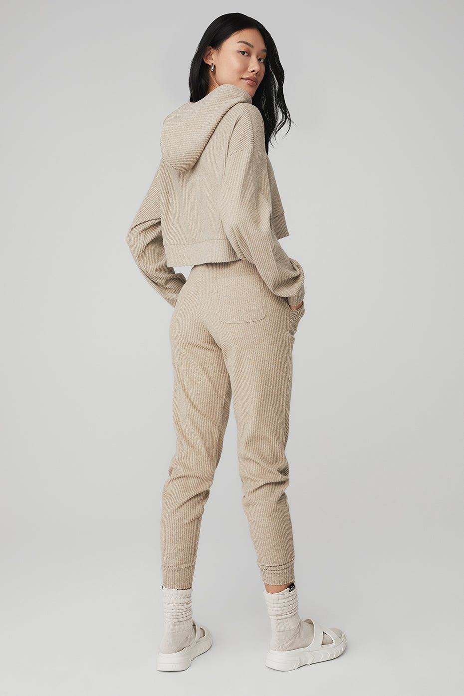 Muse Sweatpant & Hoodie Set - Gravel Heather | Parallel