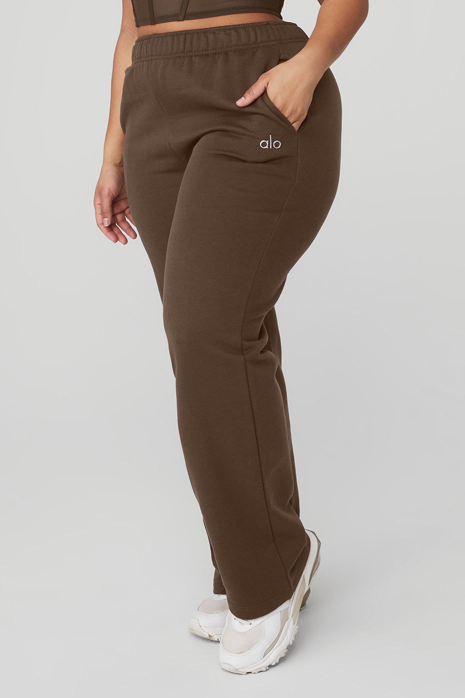 Accolade Straight Leg Sweatpant - Espresso sold by Alo Yoga product image thumbnail 7
