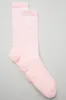 Women's Throwback Barre Sock - Powder Pink/White sold by Alo Yoga