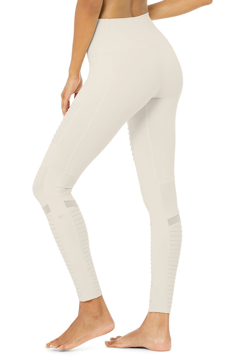 High-Waist Moto Legging - Bone sold by Alo Yoga product image thumbnail 3