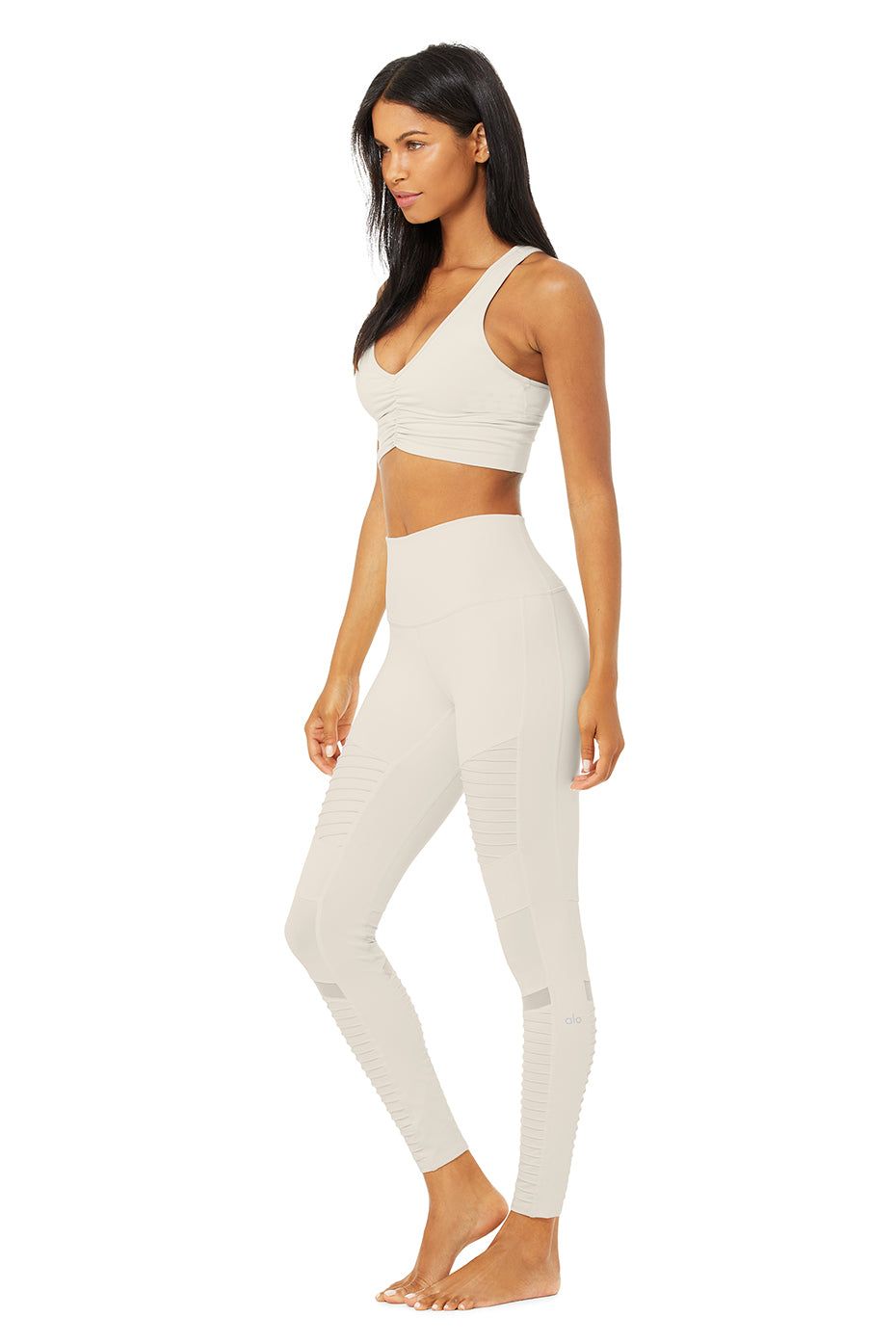High-Waist Moto Legging - Bone sold by Alo Yoga product image thumbnail 6
