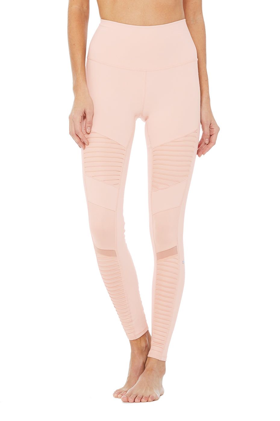 High-Waist Moto Legging - Nectar/Nectar Glossy sold by Alo Yoga