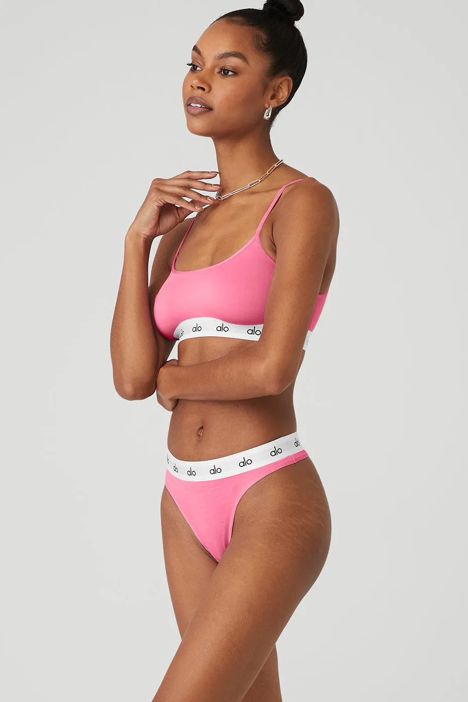 Icon Cami Bra - Candy Pink sold by Alo Yoga product image thumbnail 2